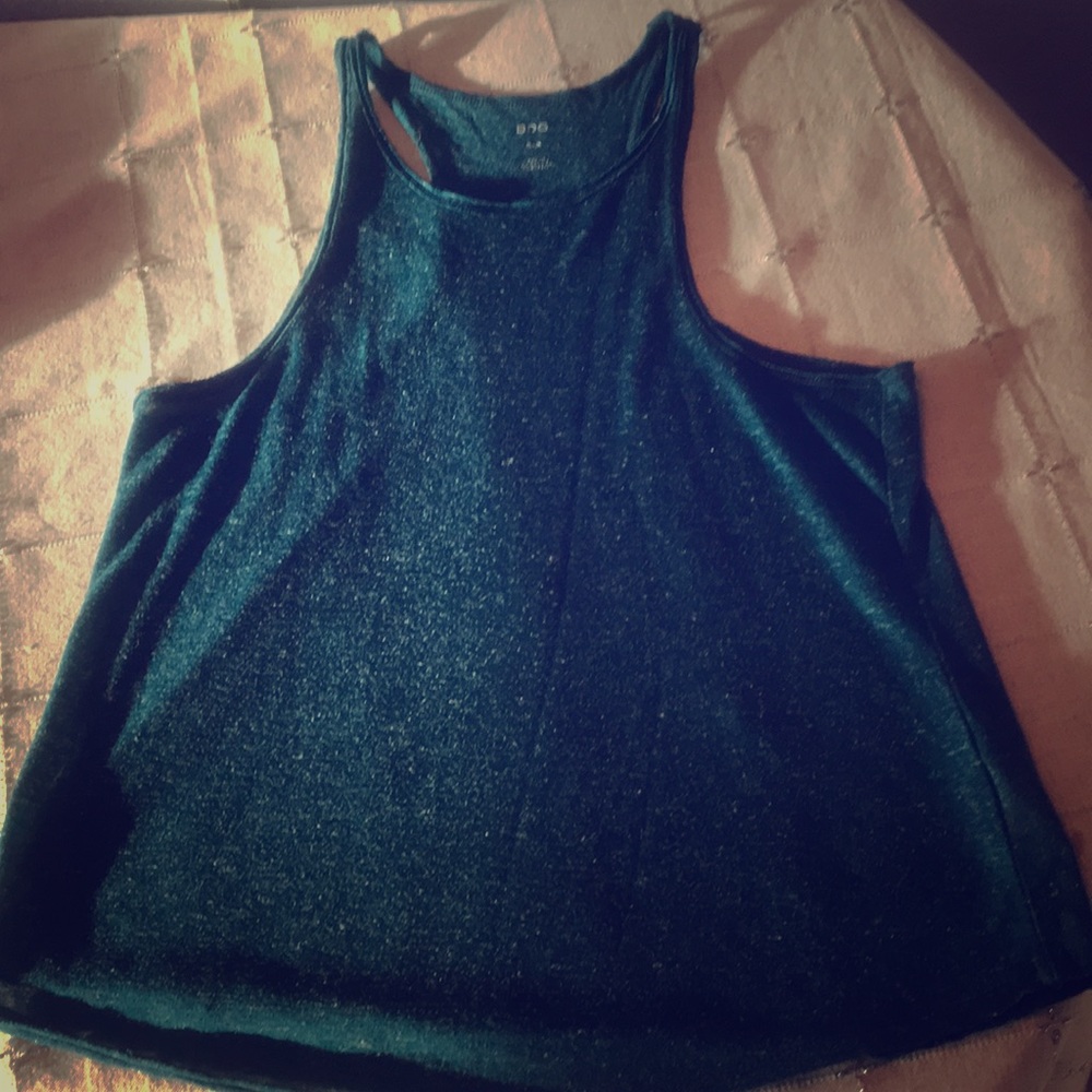 Distressed Style Forest Green Tank